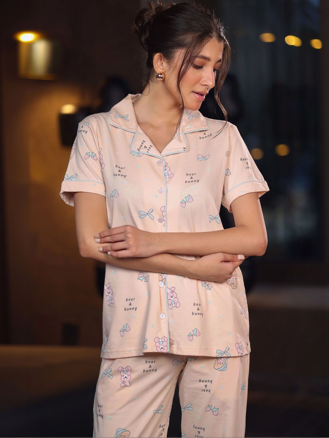 Women Printed Night suit 5
