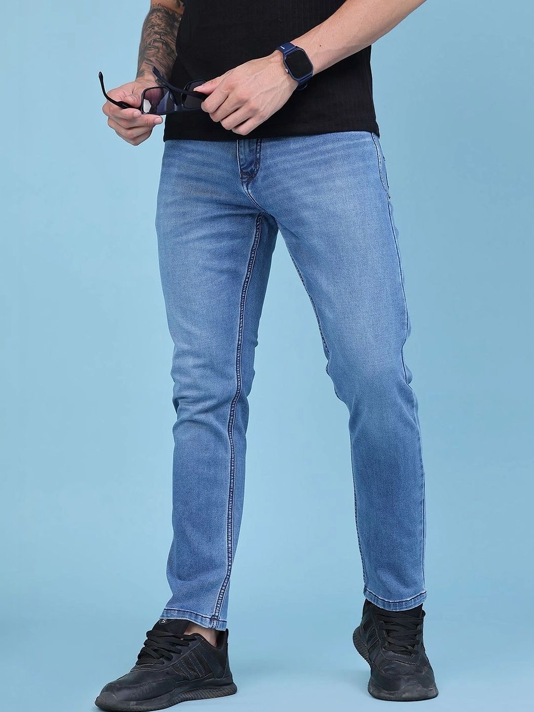 V-Mart Men Regular Fit Mid-Rise Jeans