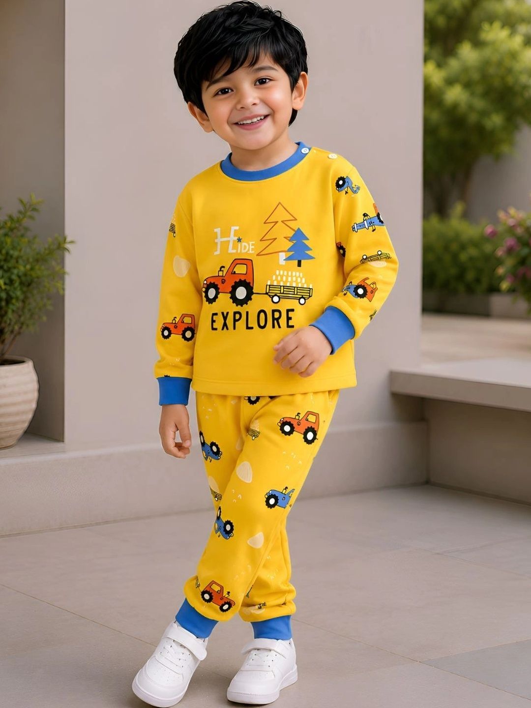 Buy VP TEXX Boys Printed T Shirt With Pyjamas -  - Apparel for Boys