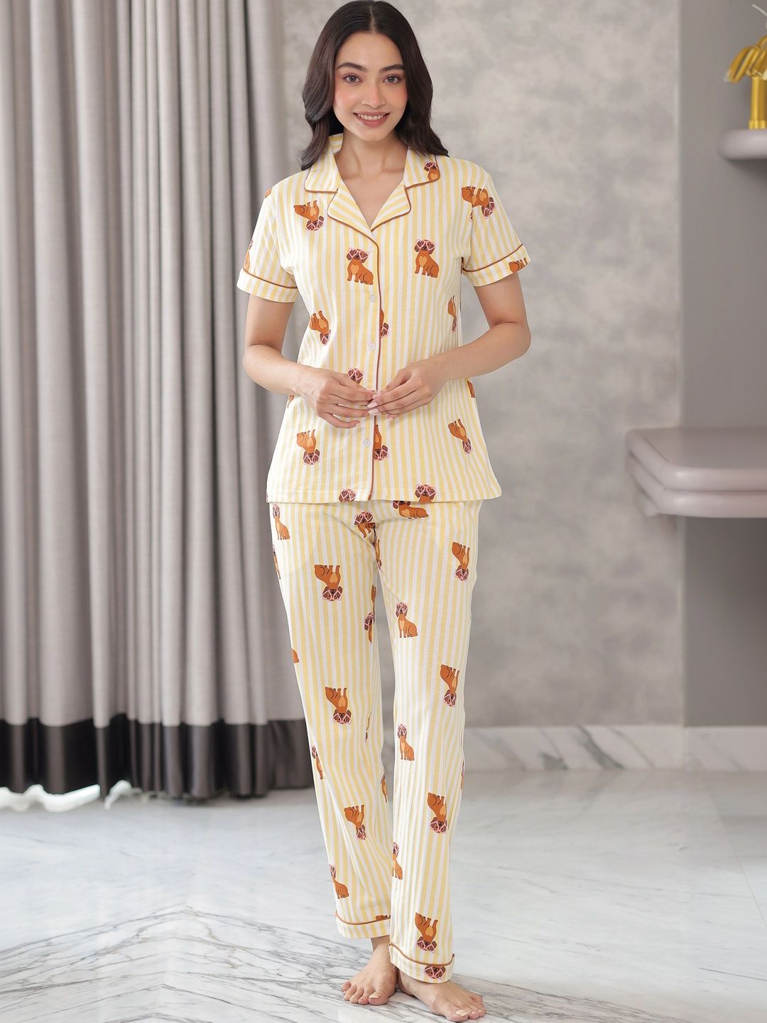 Women Printed Night suit 2