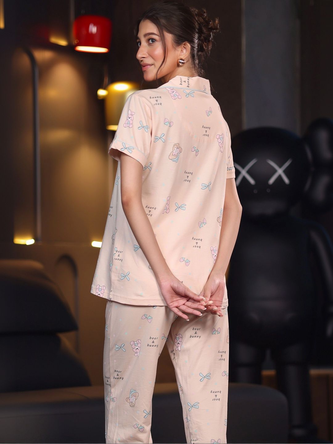 Women Printed Night suit 4