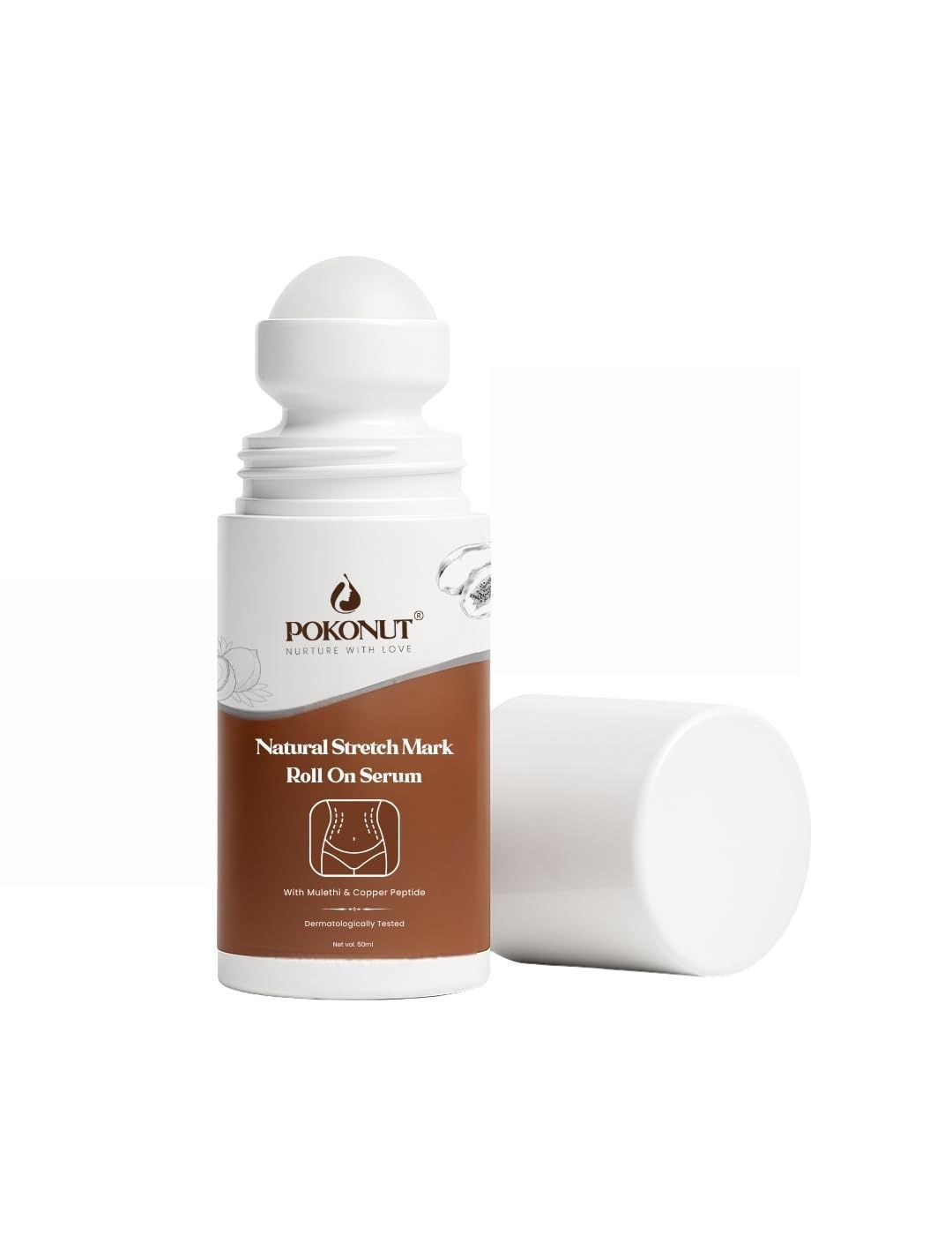 Buy Pokonut Natural Stretch Mark Roll On   50 Ml -  - Personal Care for Unisex