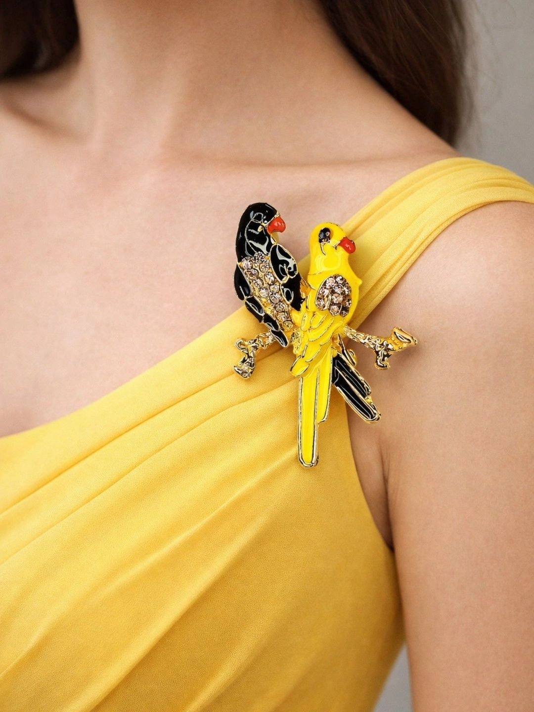 zarmar fashion Gold-Toned Plated Alloy Brooch