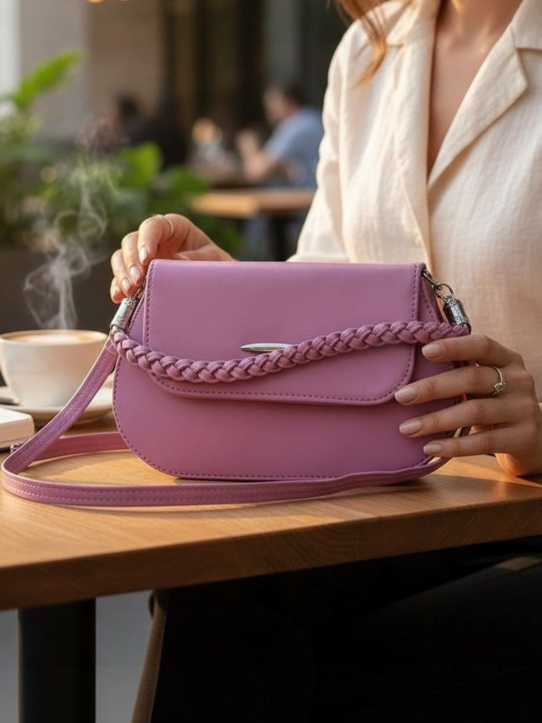 HERE&NOW PU Sling Bag