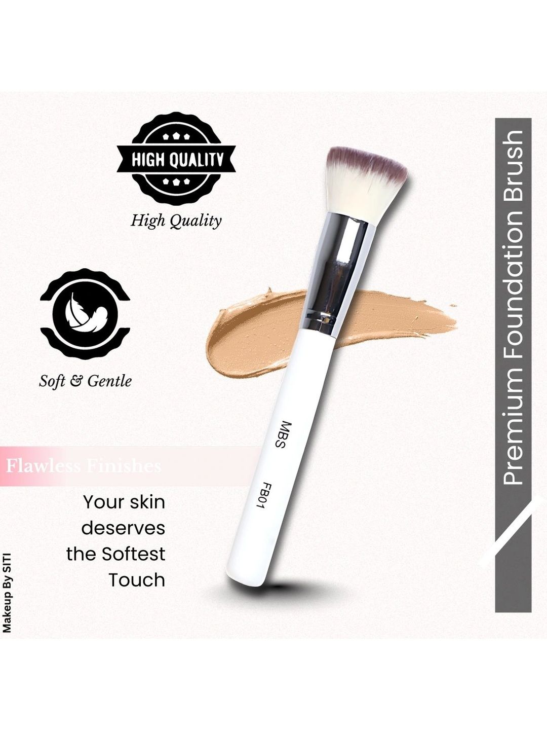 Makeup By Siti Professional Foundation Makeup Blender Brush