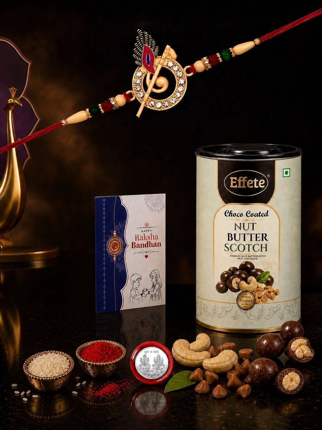 DeoDap Rakhi & Chocolate Gift Set