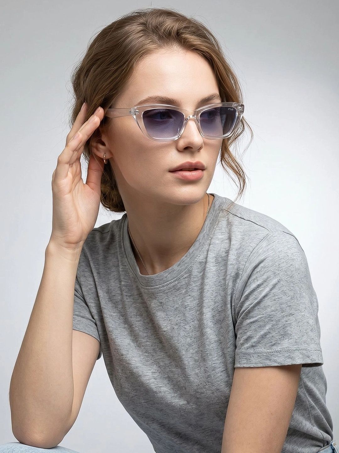 IRUS by IDEE Women Cateye Sunglasses With UV Protected Lens
