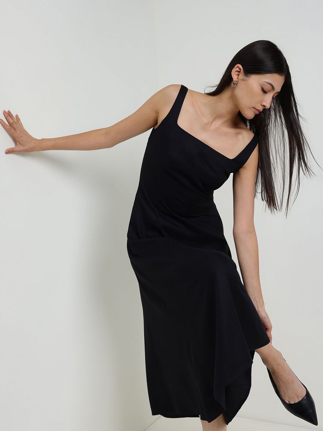 Formal Fit & Flare Midi Dress