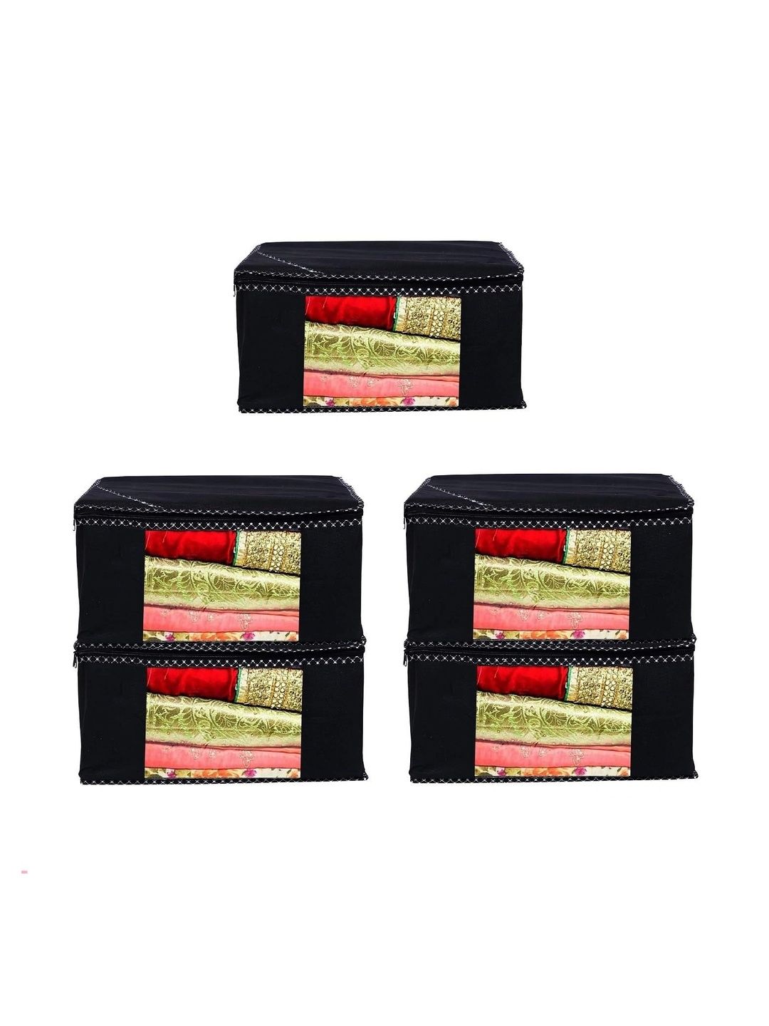 Buy ANKIT INTERNATIONAL Black Set Of 5 Reusable Multi Utility Organisers -  - Home for Unisex