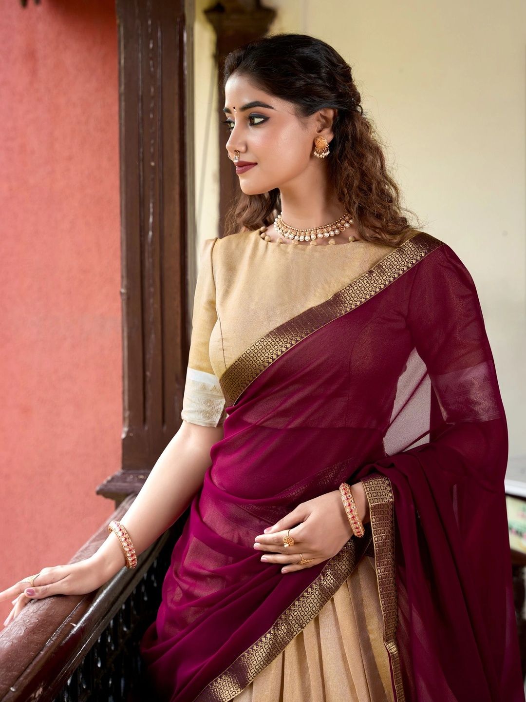 Ready to Wear Lehenga & Unstitched Blouse With Dupatta 3