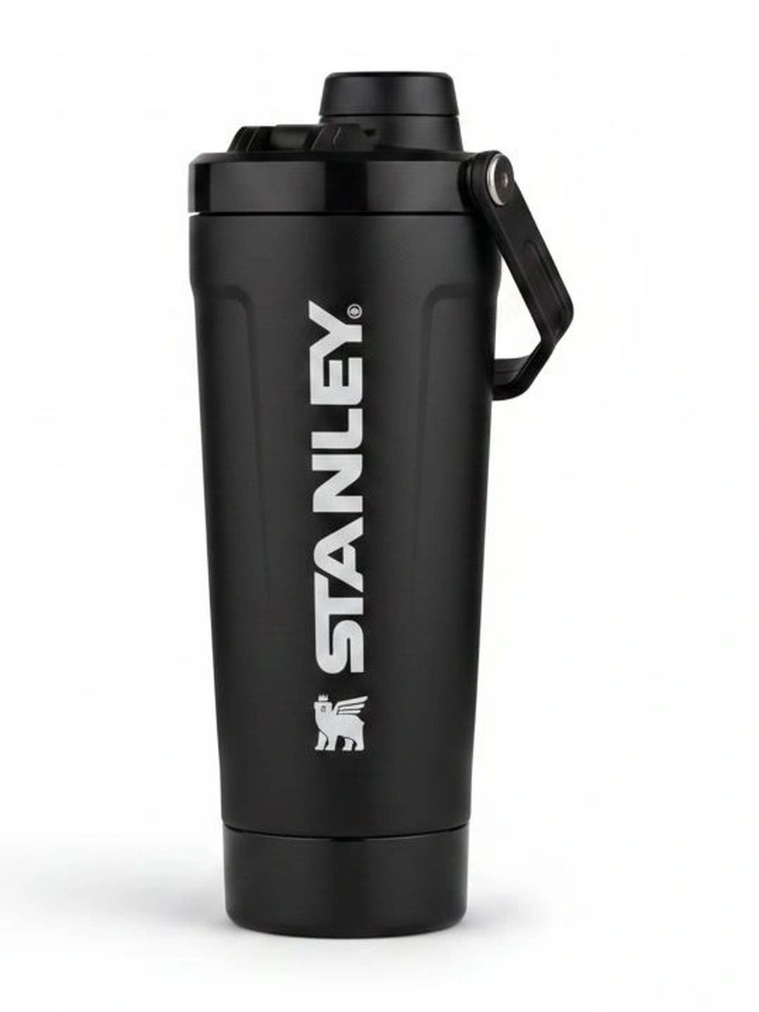 STANLEY Black & White Single Stainless Steel Brand Logo Double Wall Vacuum Water Bottle