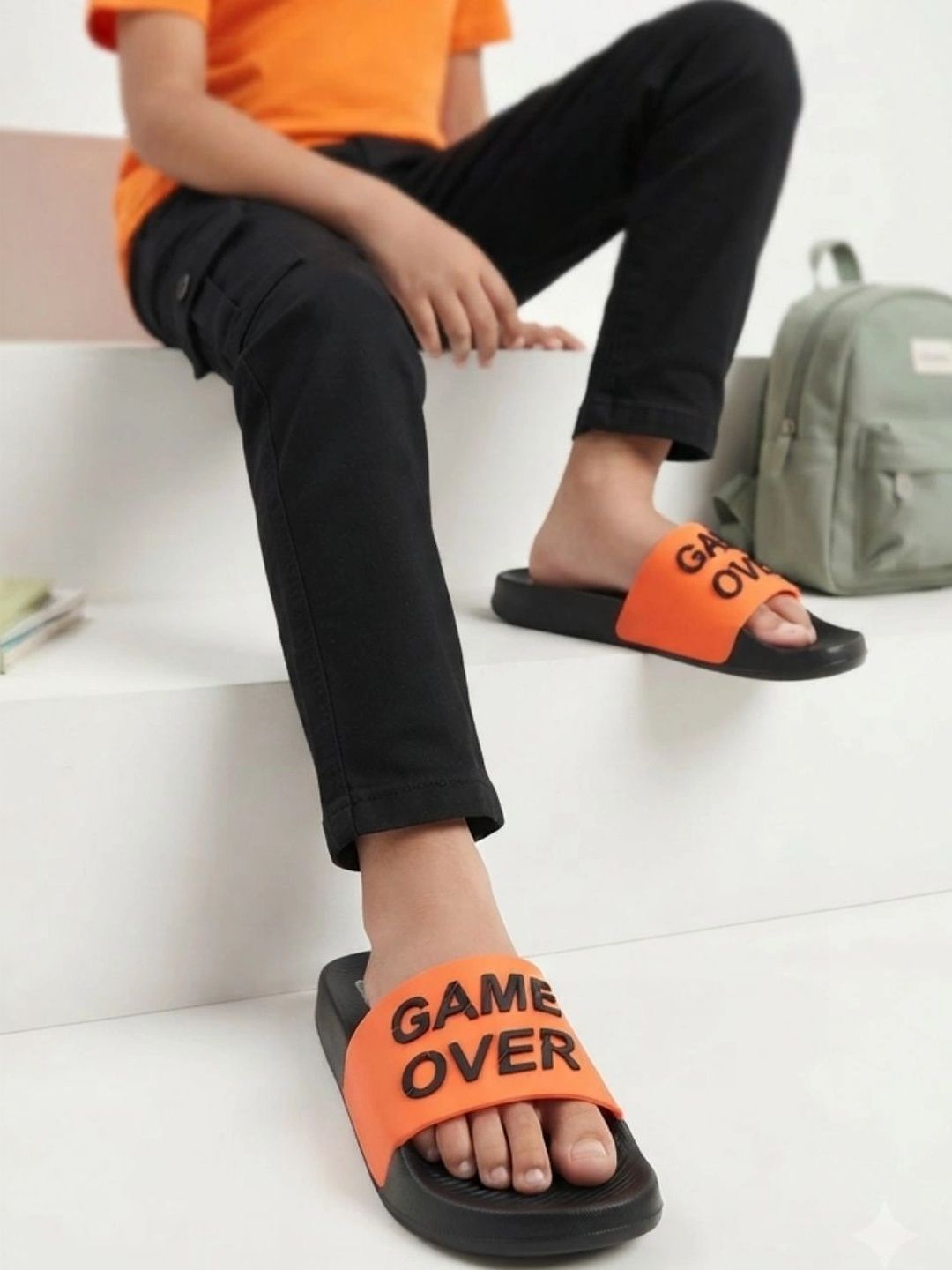 GLISSERS Boys Self Design Sliders