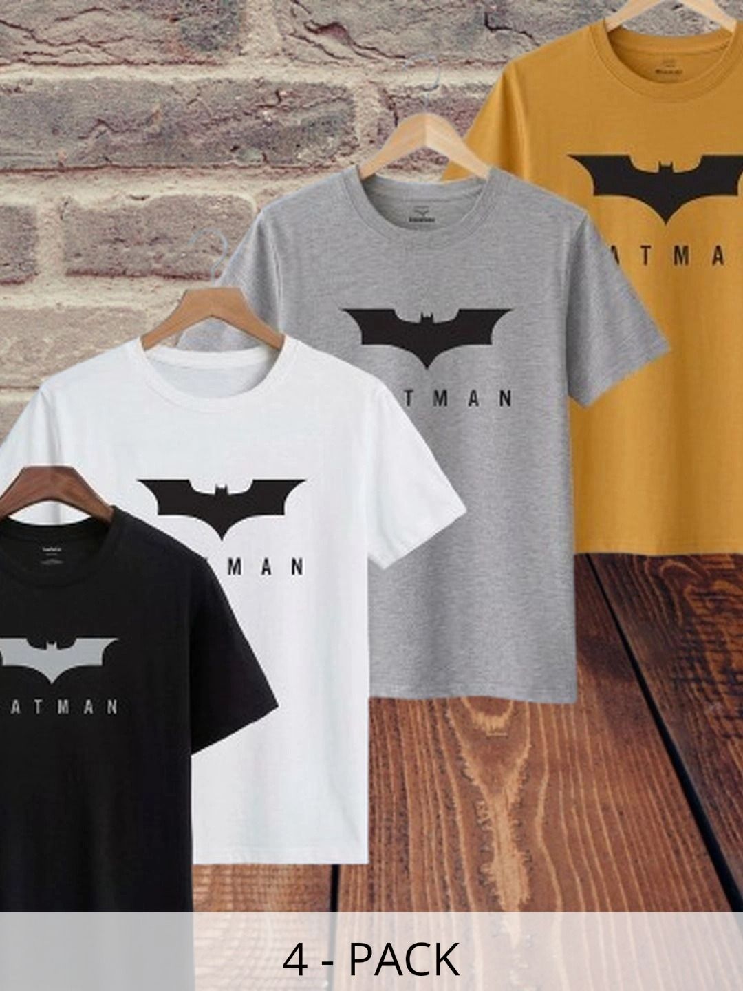 WIKE DENIMS Men 4 Batman Printed T-shirt