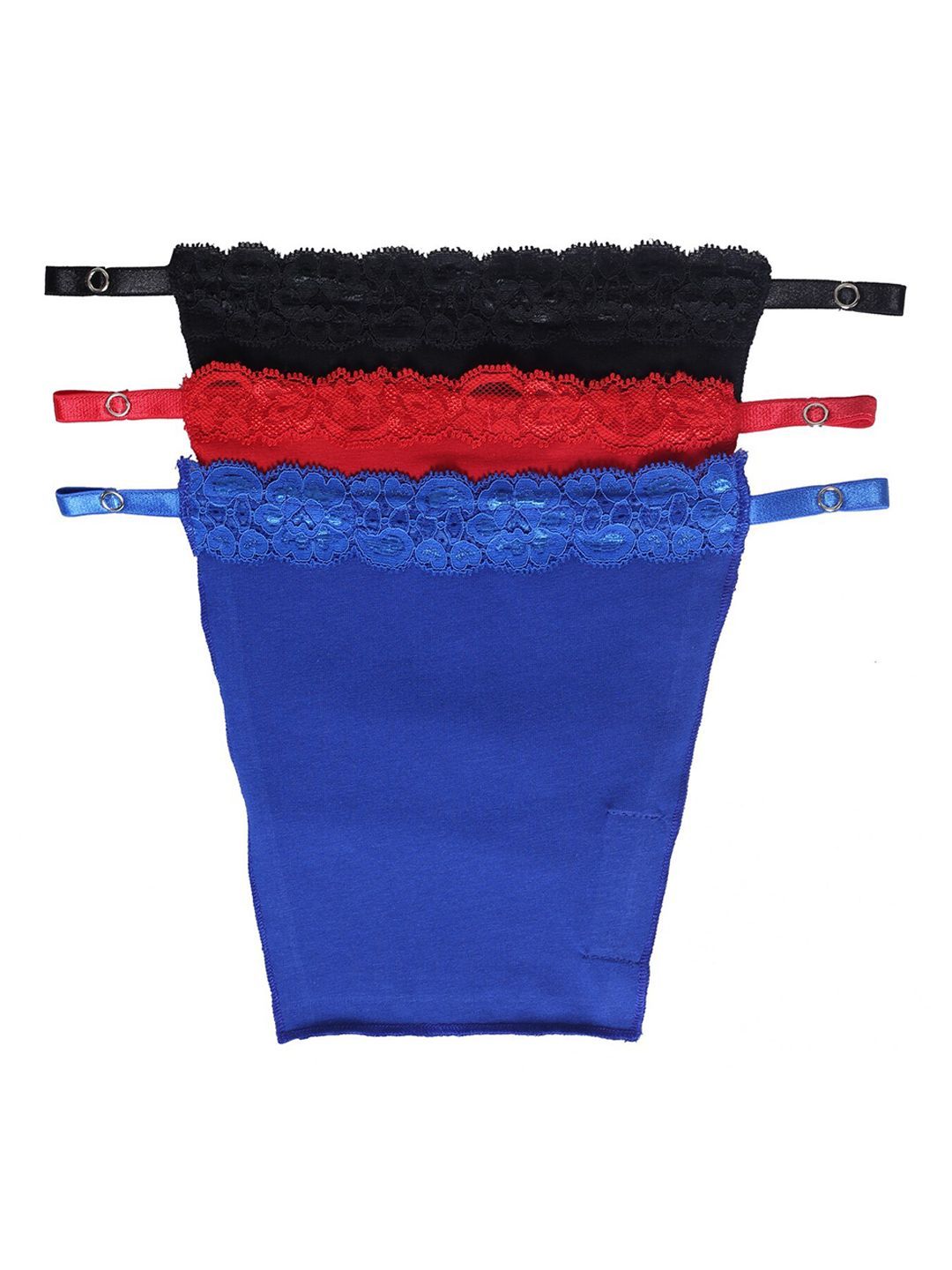 Finesse Miracle Cami Pack of 3 Black Camisoles
