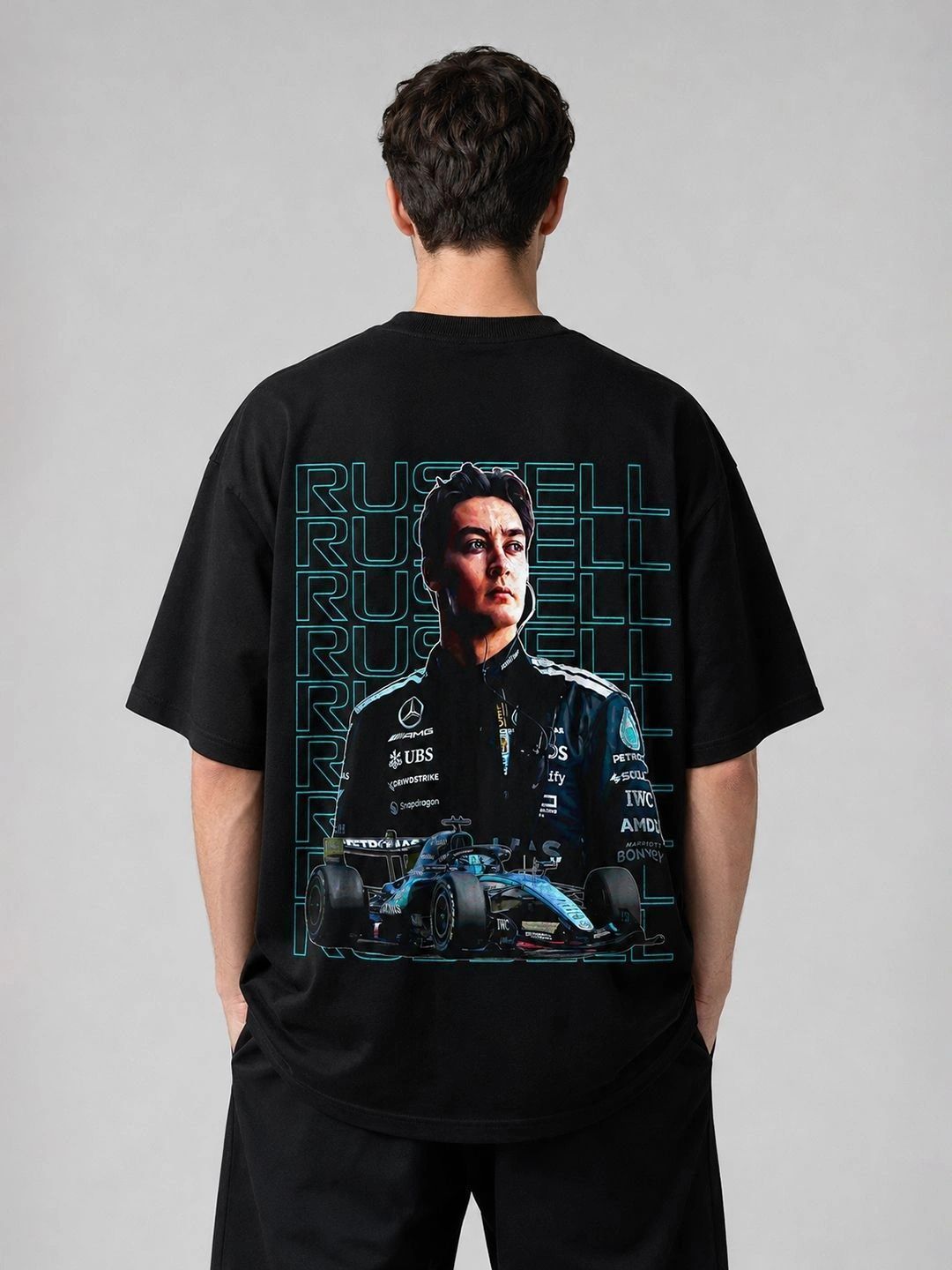 Callibr15 Men Mercedes AMG Petronas Printed T-shirt