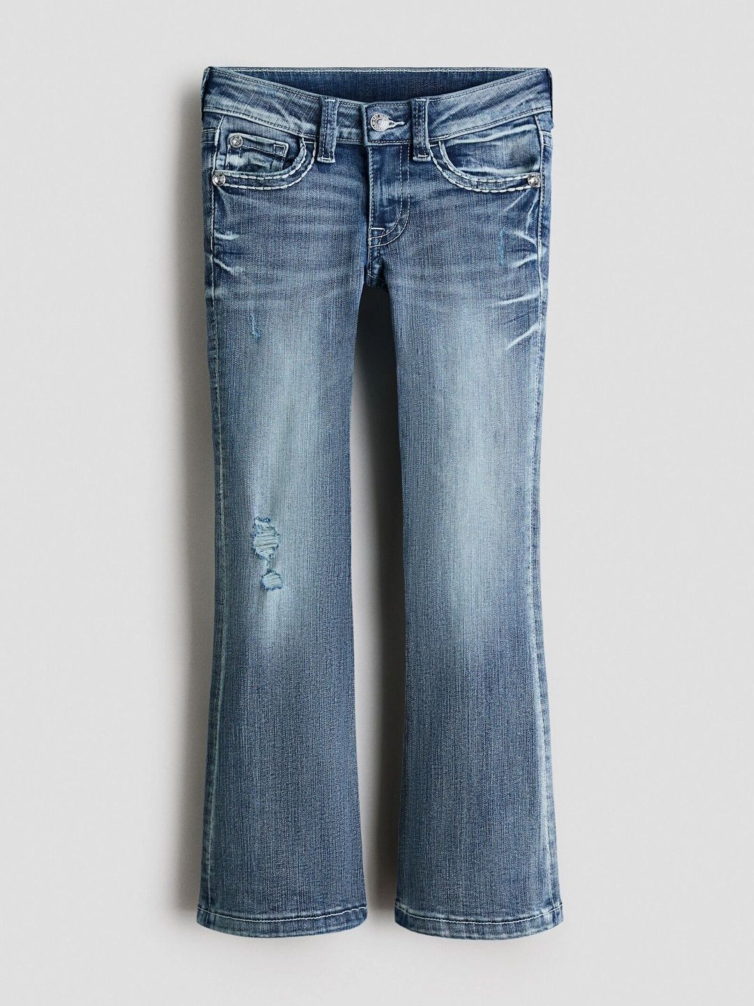 H&M Skinny Fit Bootcut Low Jeans