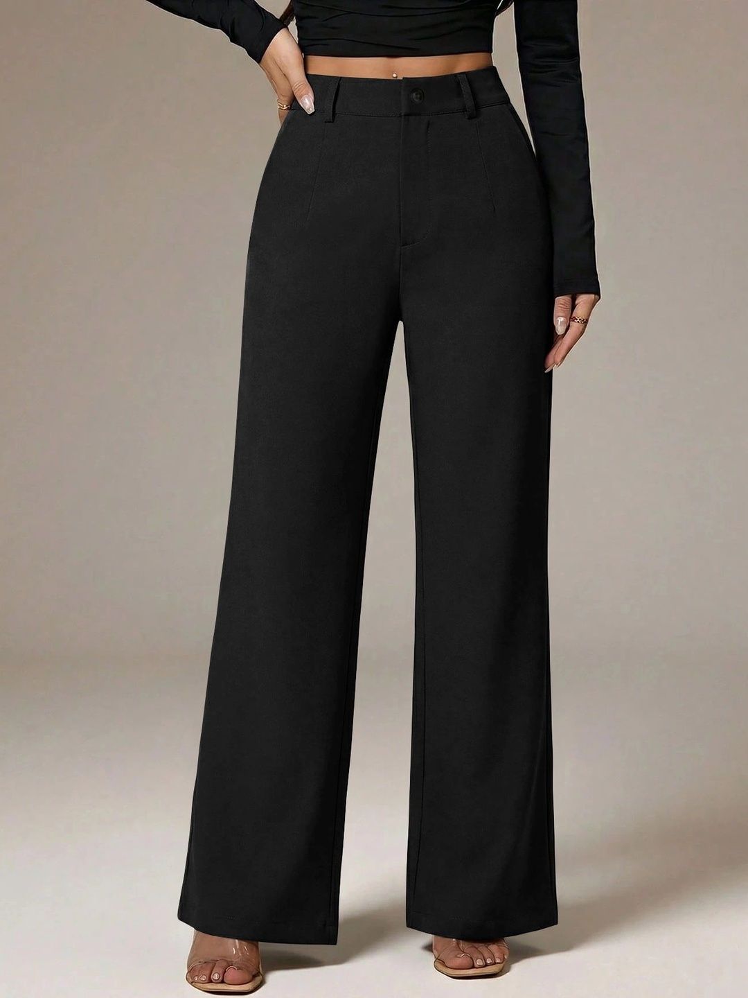 Mast & Harbour Women High-Rise Trousers