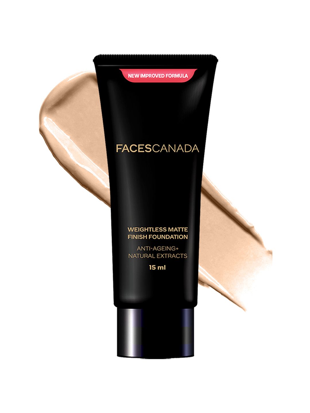 FACES CANADA Weightless Matte Foundation with Grape Extracts & Shea Butter 15ml - Beige 03