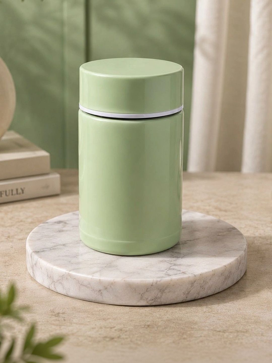 PIXNA Green Double Wall Stainless Steel Vacuum Insulated Water bottle 260 ml