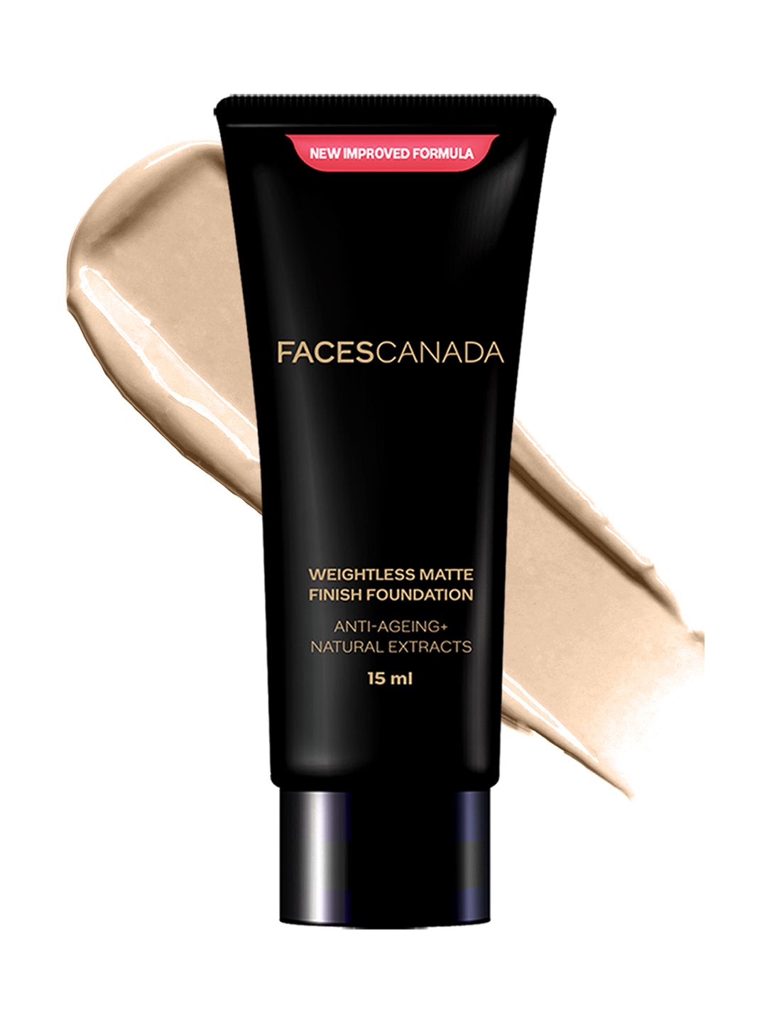 FACES CANADA Weightless Matte Finish Anti-Ageing Foundation 15 ml - Medium Natural 04