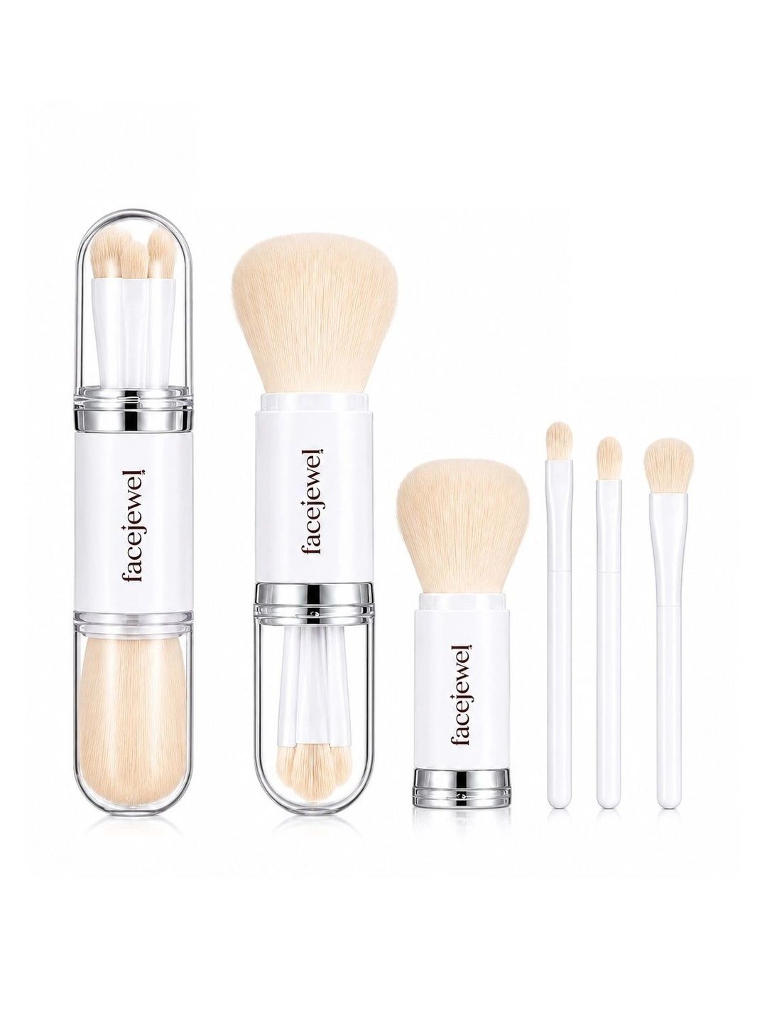 Facejewel Set Of 6 Ultra Soft Makeup Brush Set