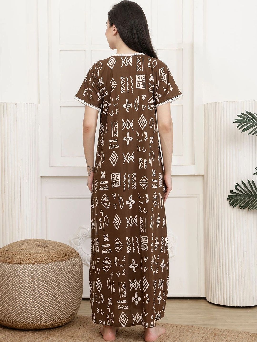 Printed Maxi Nightdress 6