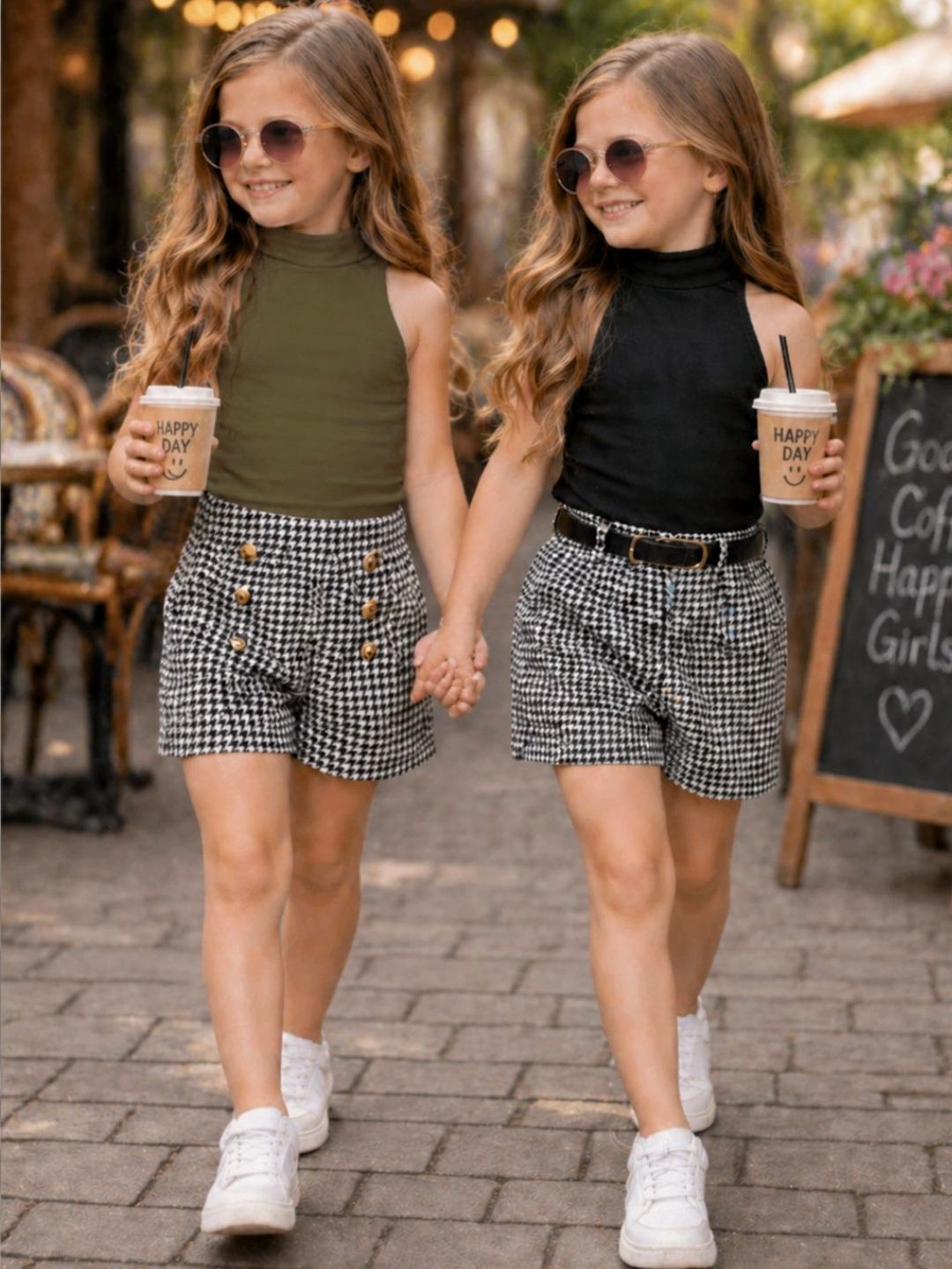 Ninas Girls Top with Shorts