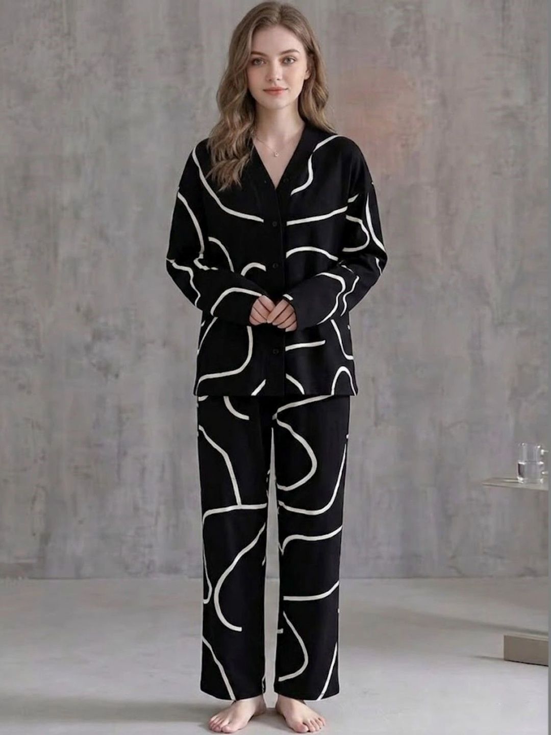 Women Printed Night suit 3