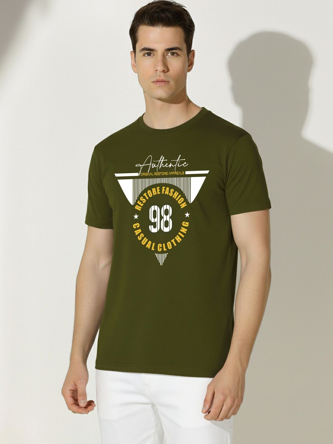 SKY HARBOAR Men Typography Printed T-shirt