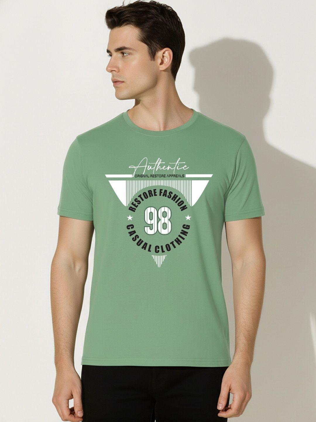 SKY HARBOAR Men Typography Printed T-shirt