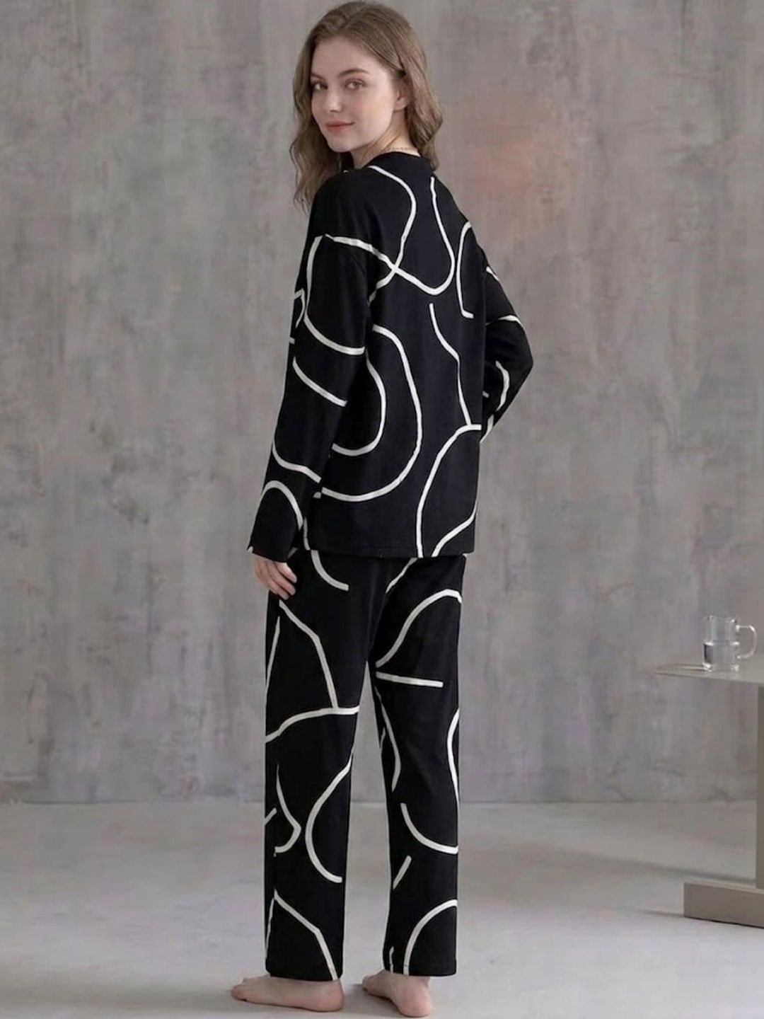 Women Printed Night suit 4