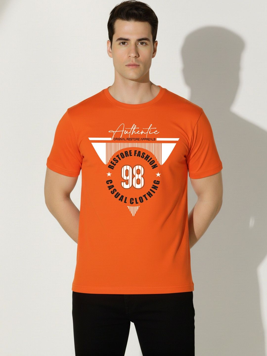 SKY HARBOAR Men Typography Printed T-shirt