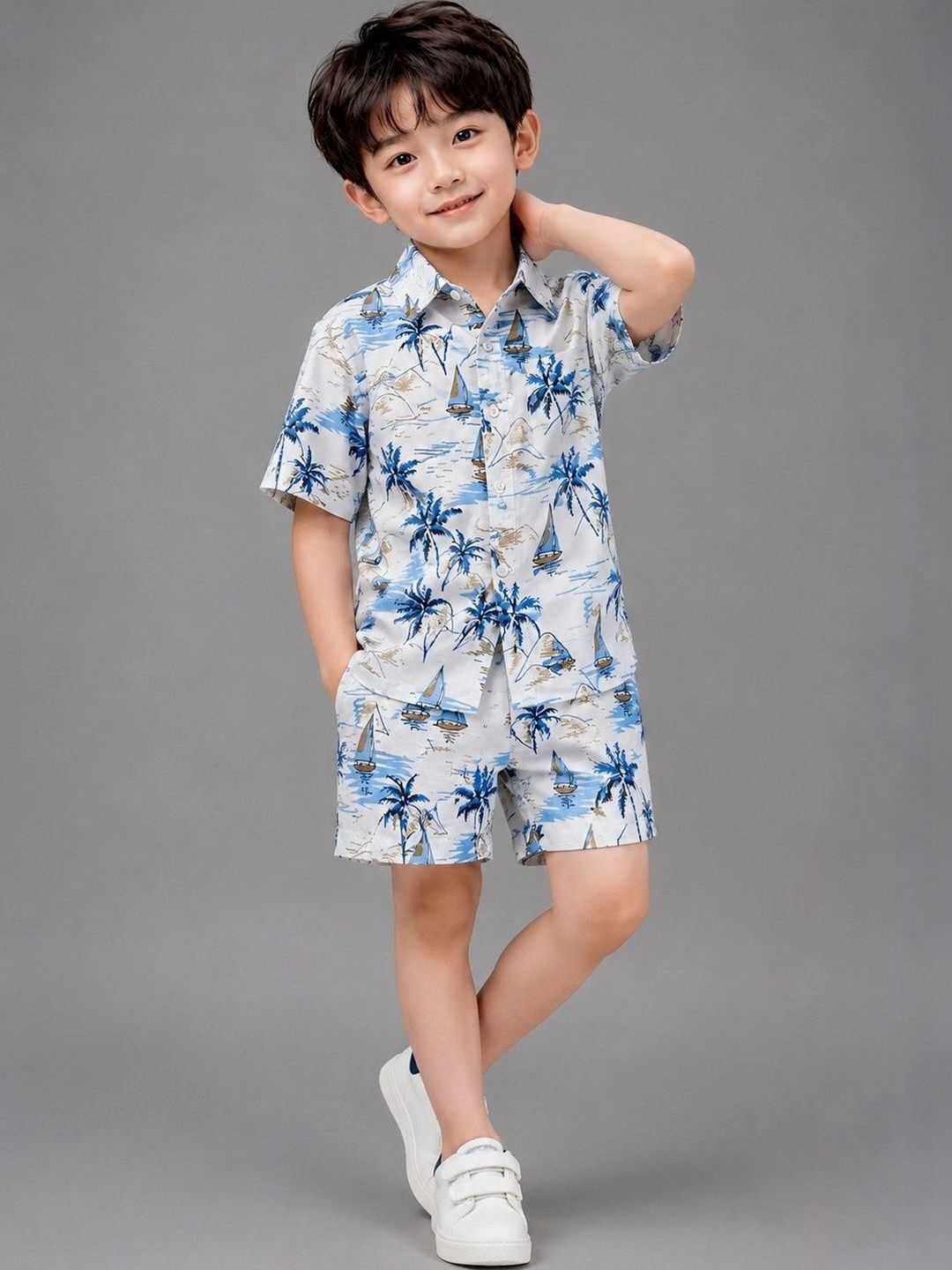 Uttam Boys Printed Night suit