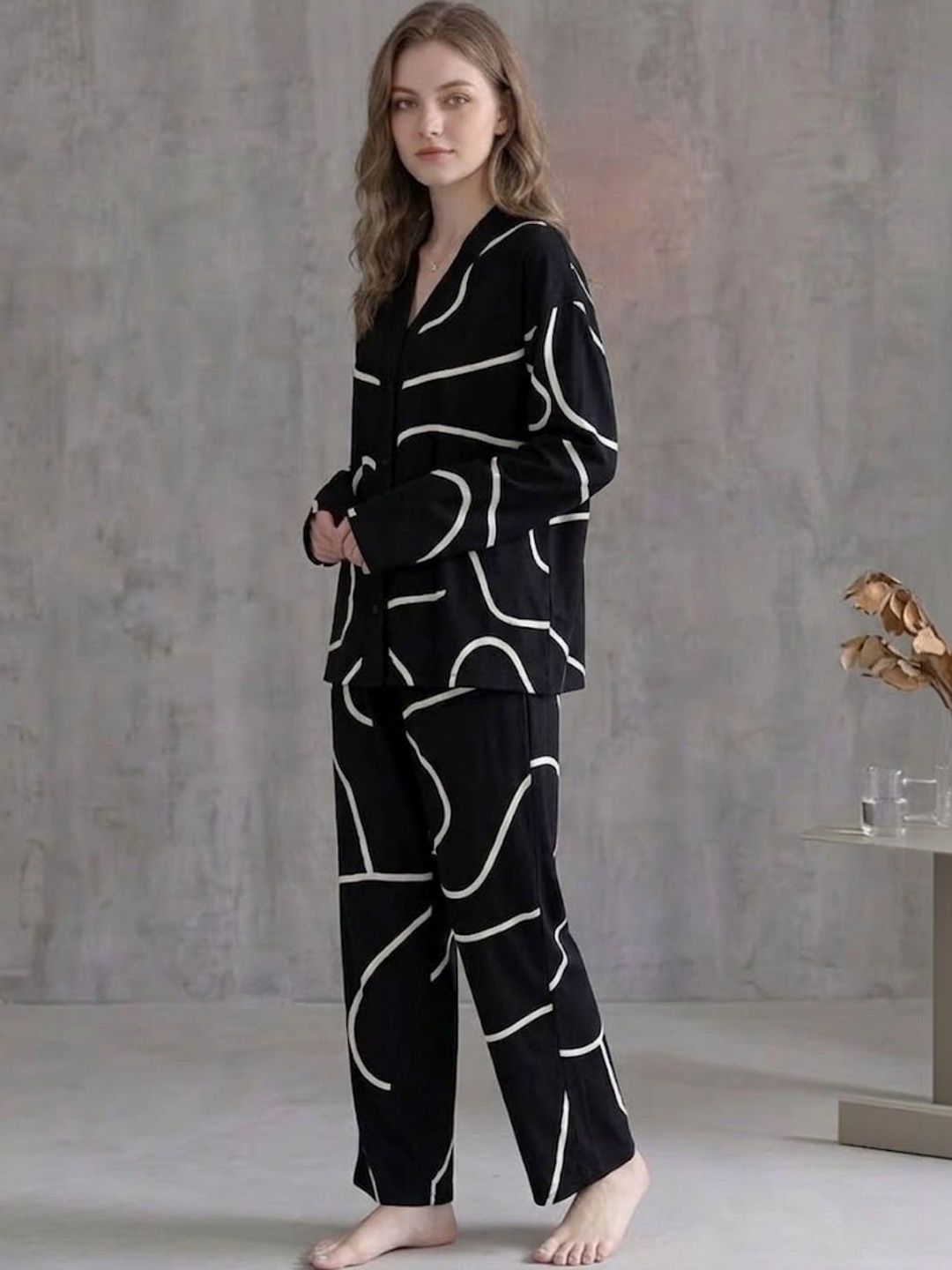 Women Printed Night suit 2