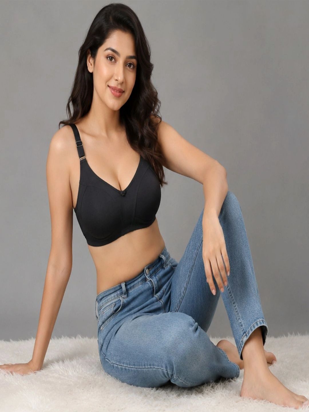 mod & shy Full Coverage Solid Minimizer Bra