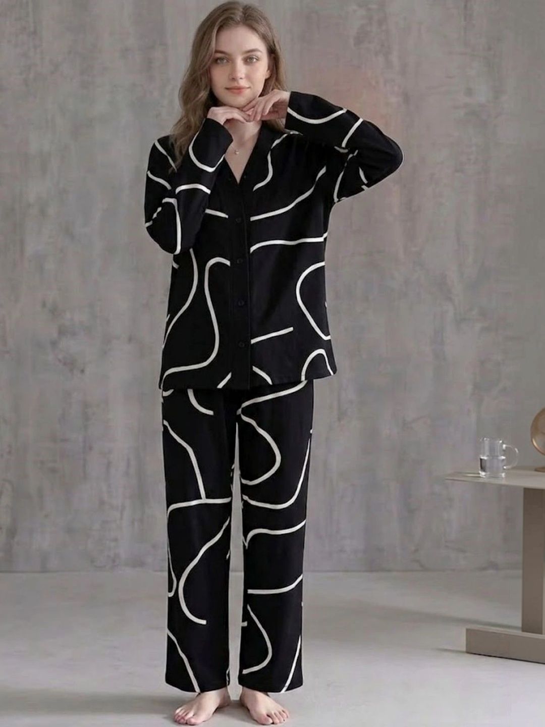 Women Printed Night suit 5
