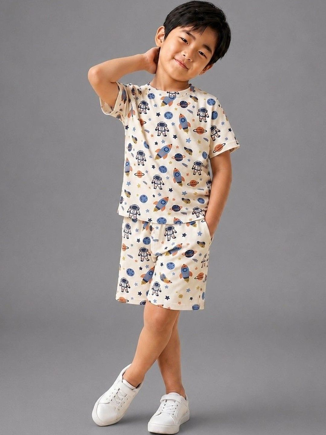 Uttam Boys Printed Night suit