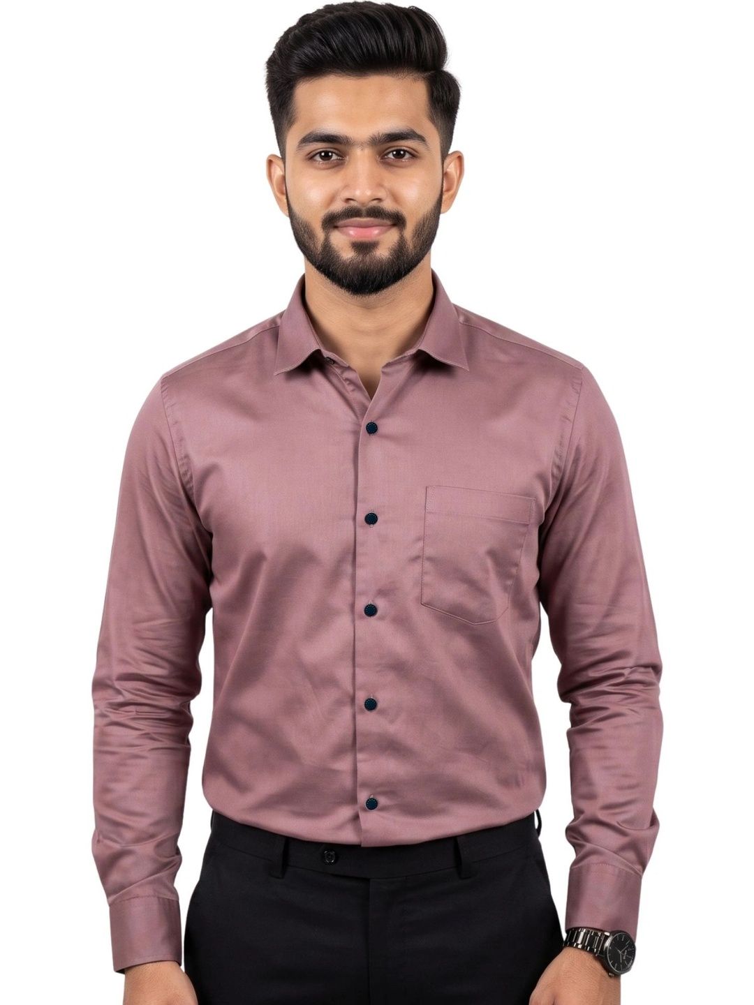 Kites Club Men Slim Fit Formal Shirt