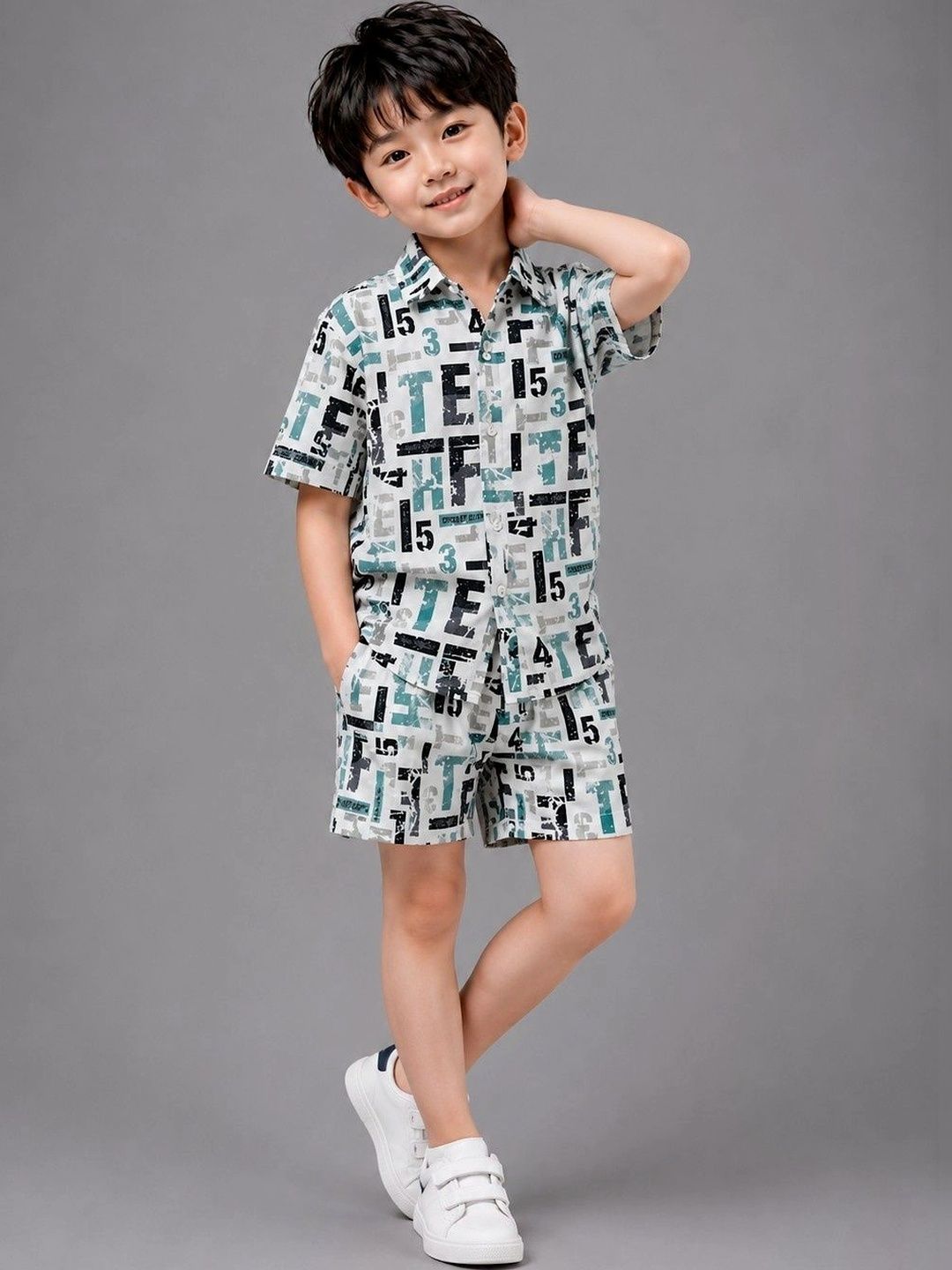 Uttam Boys Printed Night suit