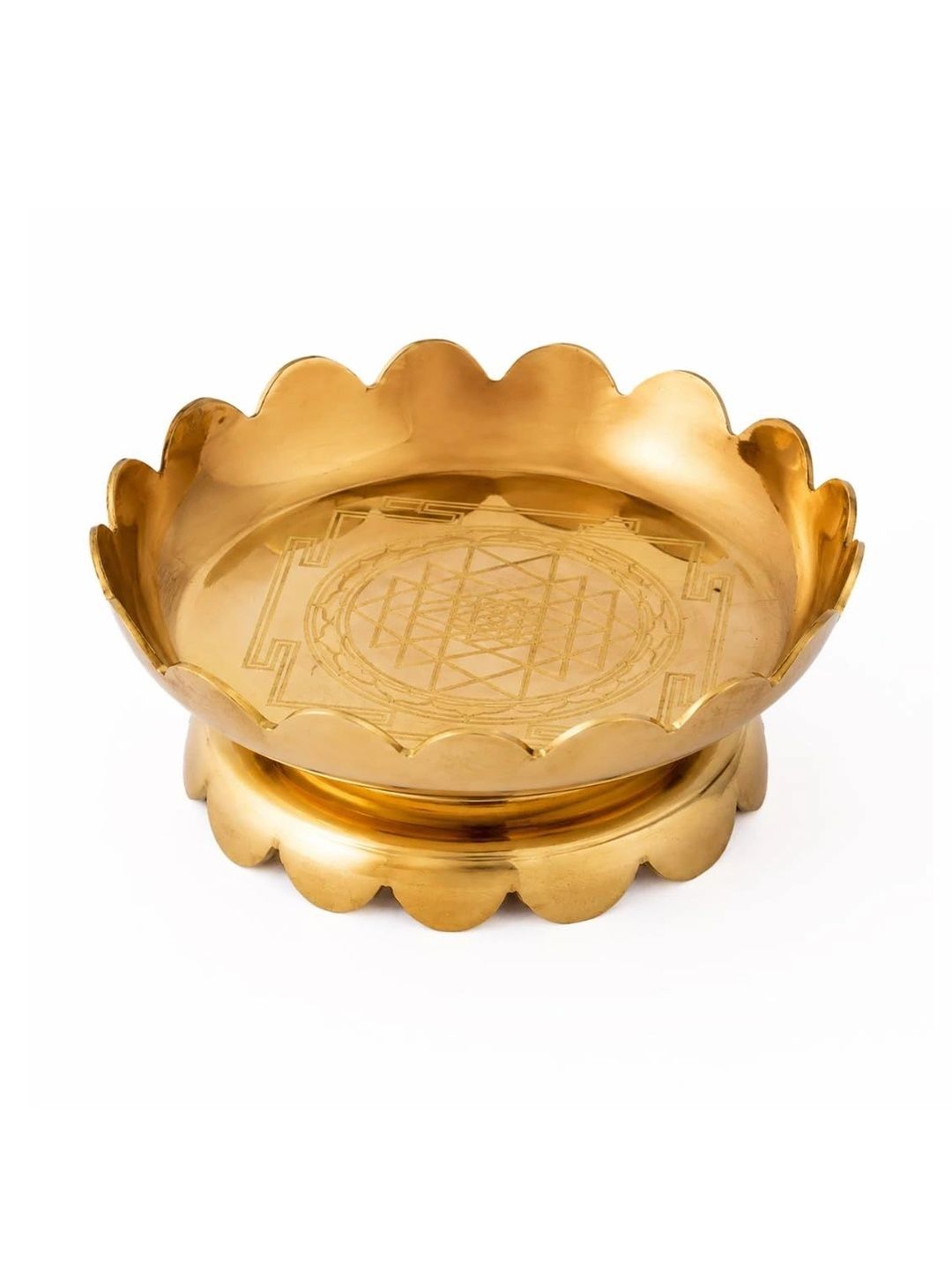 The Spiritual Living Shree Yantra Lotus Stand