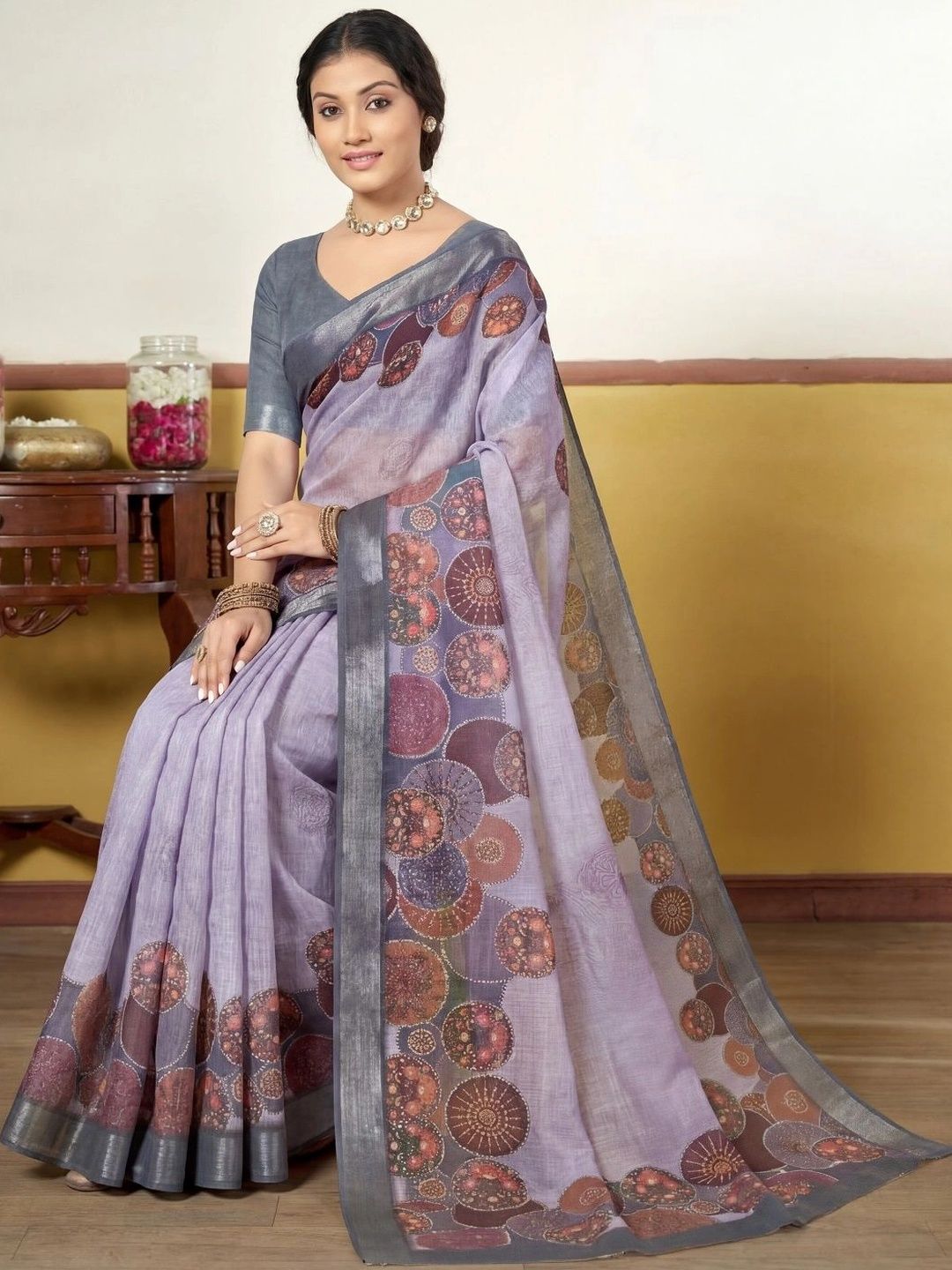 Pure Georgette Designer Saree 6
