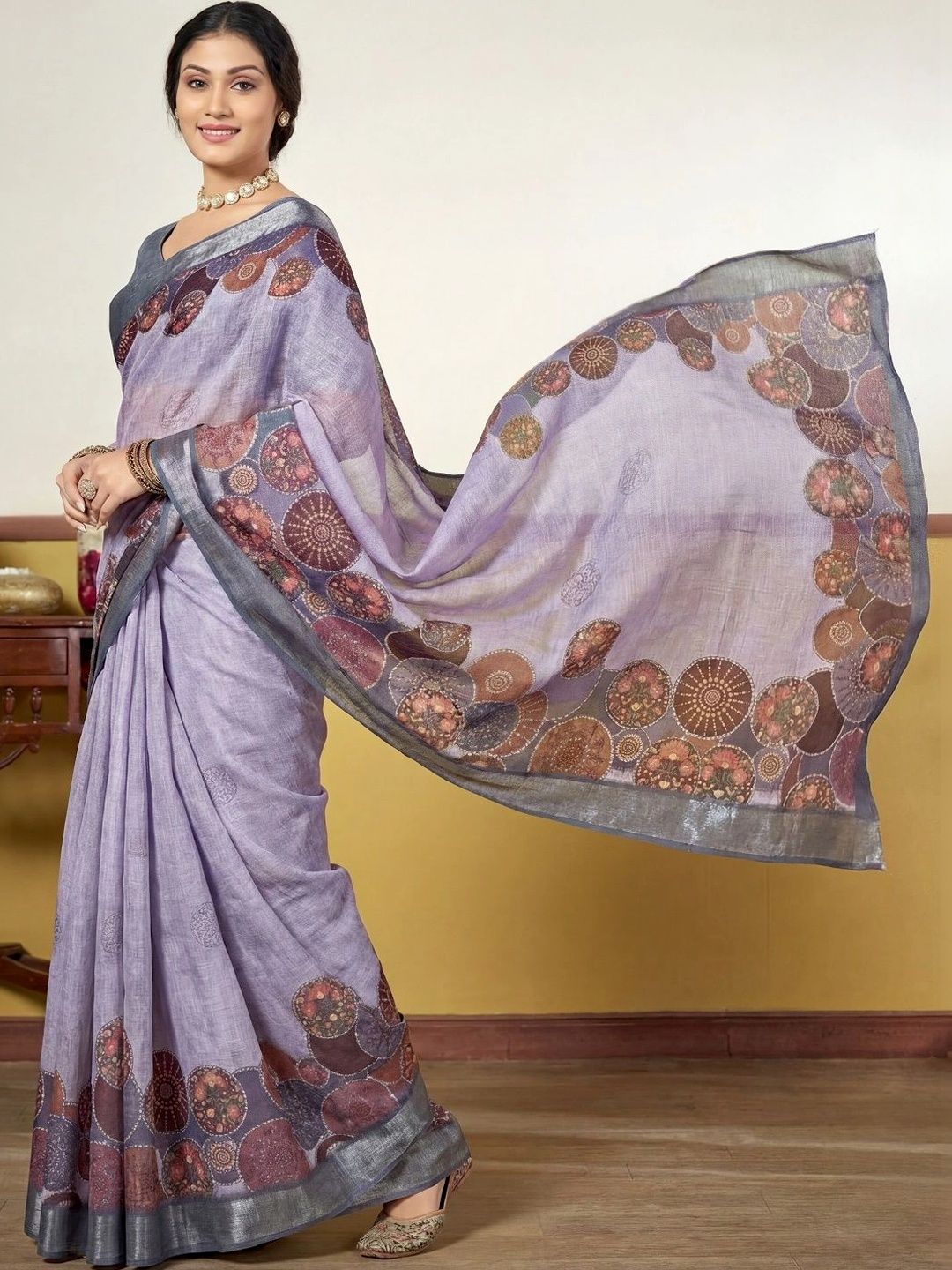 Pure Georgette Designer Saree 4
