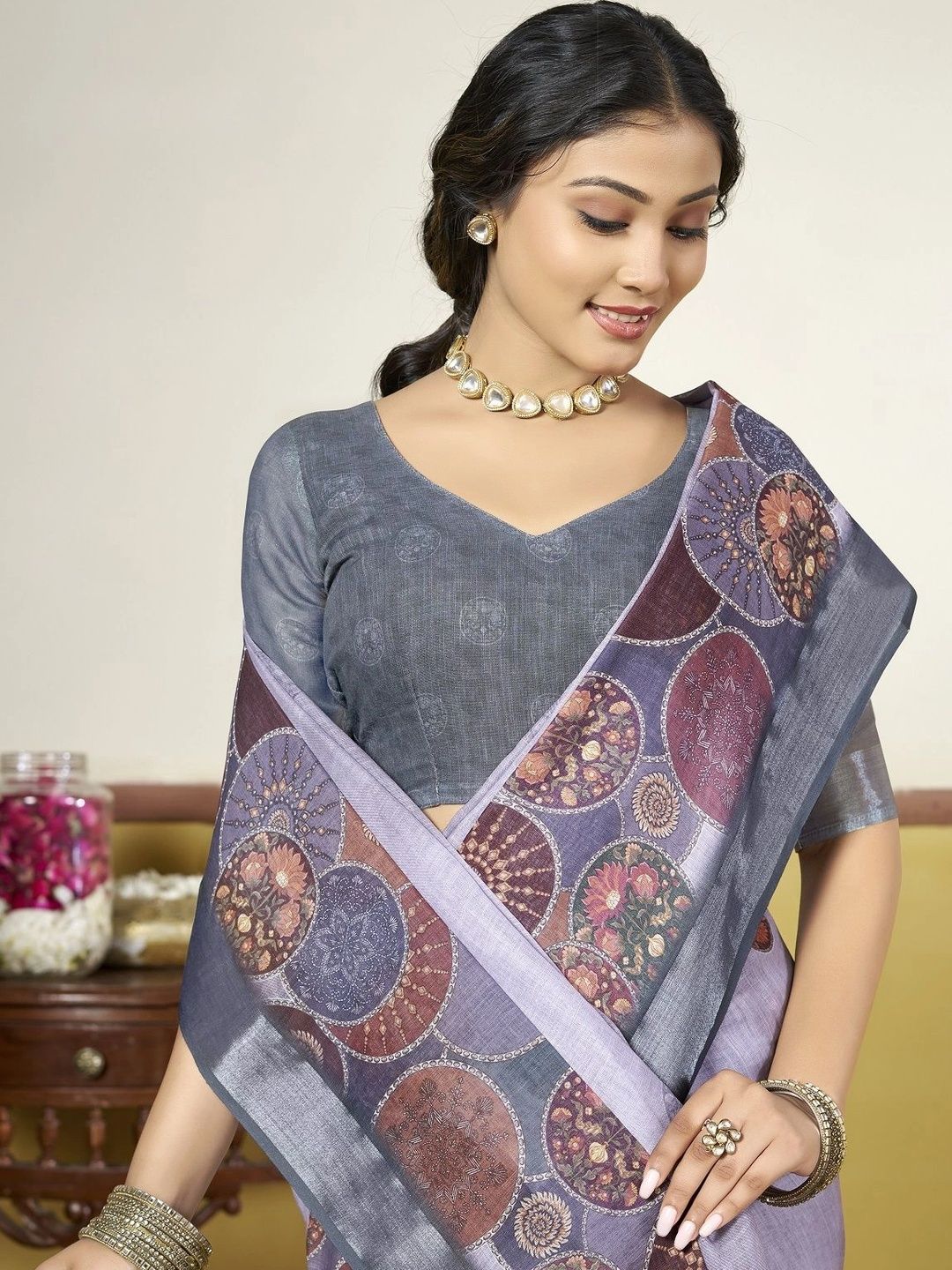 Pure Georgette Designer Saree 2