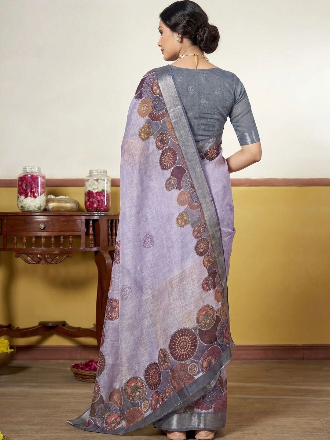 Pure Georgette Designer Saree 5