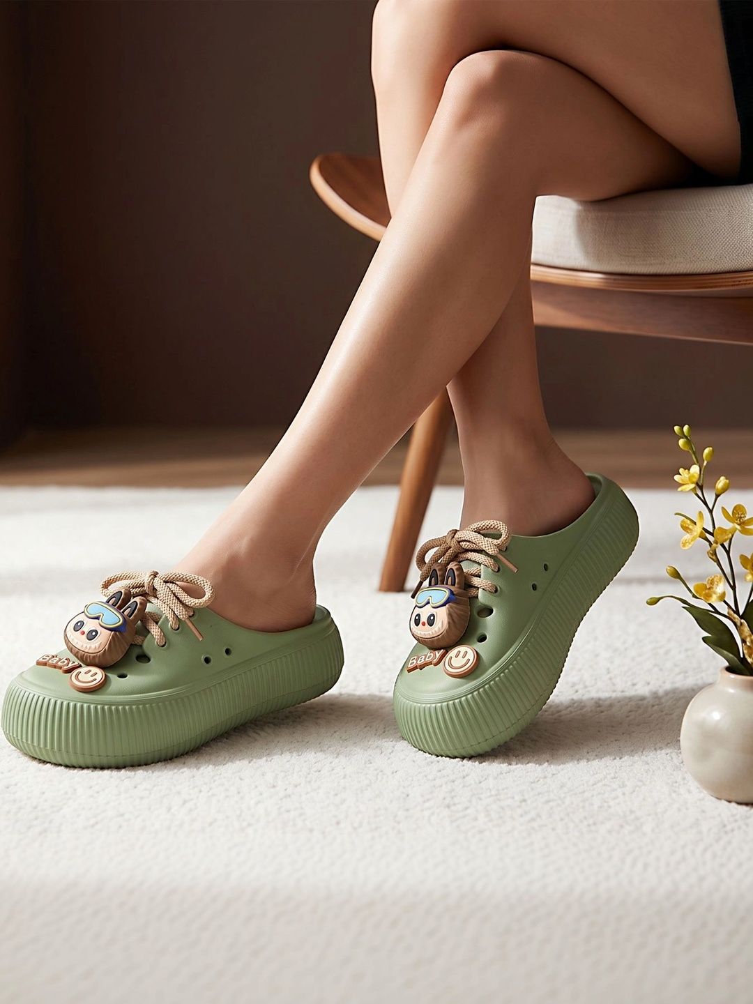 Knight Ace Women Embellished Clogs