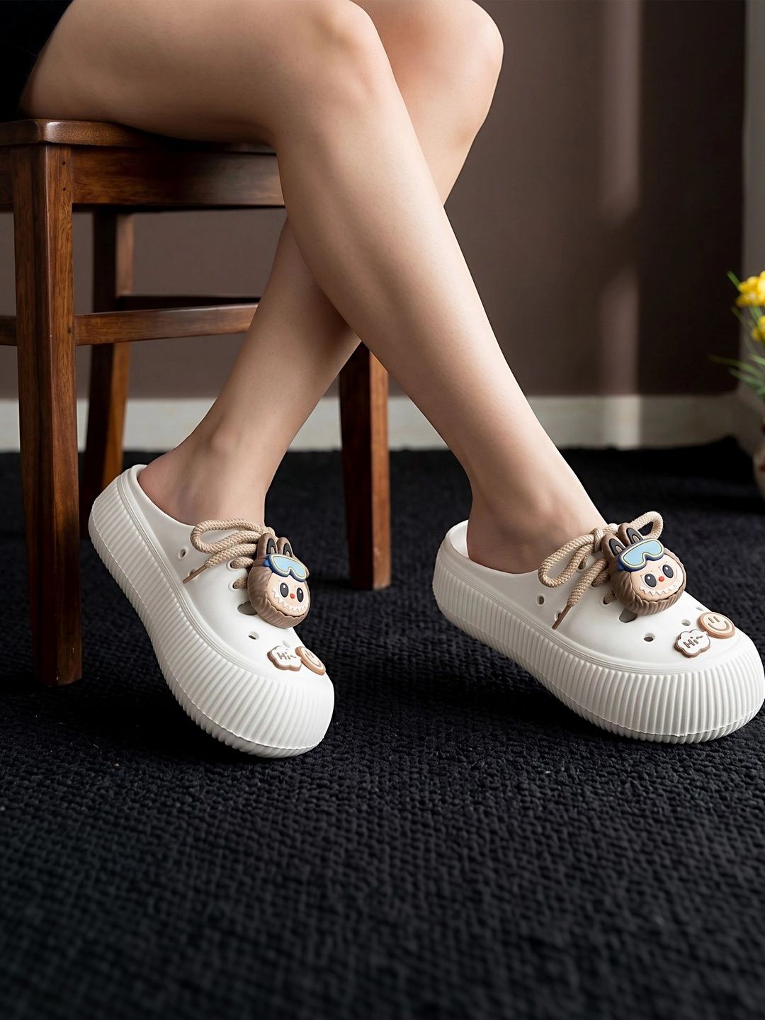 Knight Ace Women Embellished Clogs