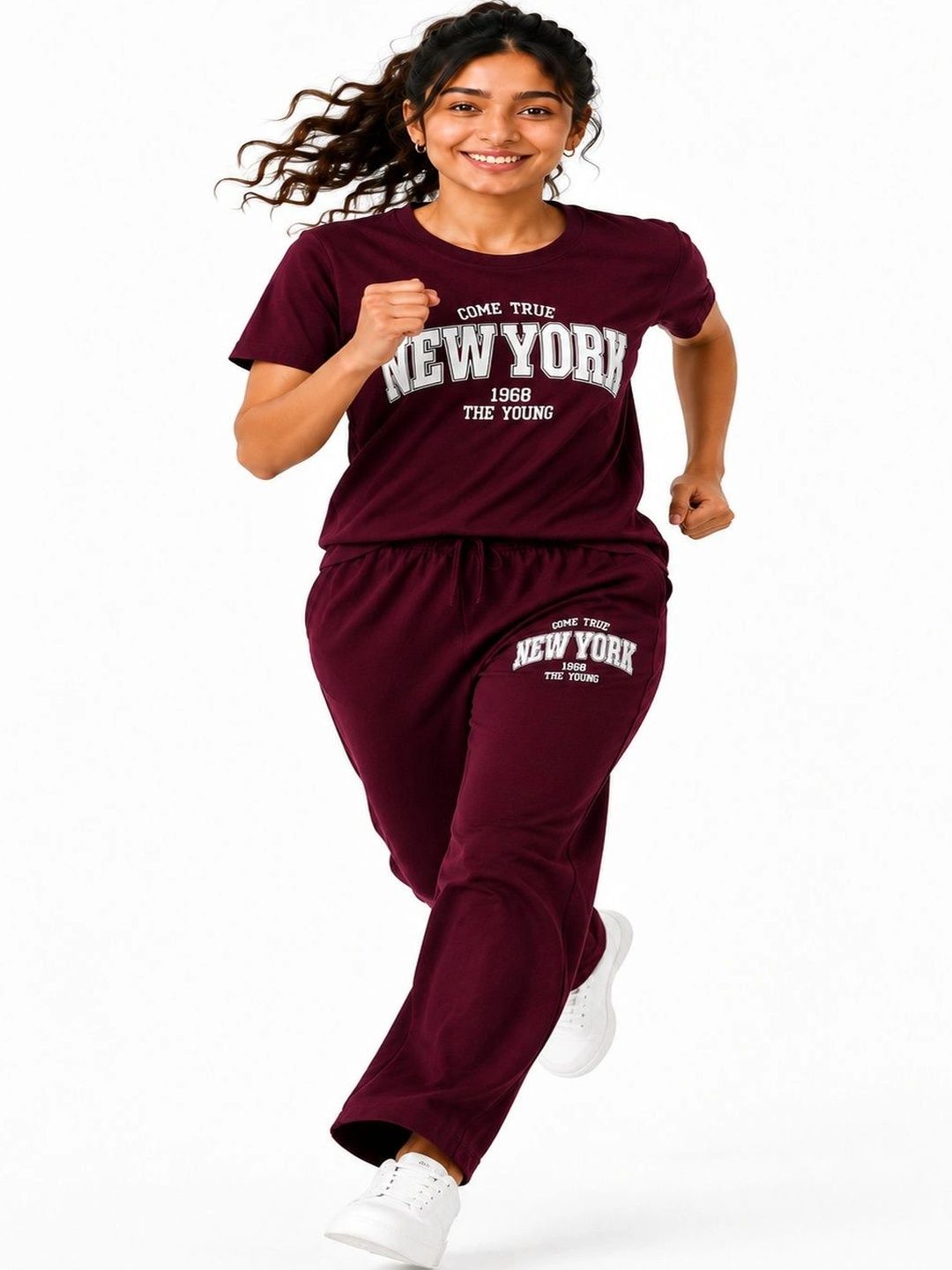 Srh Sports Printed T-shirt with Palazzos
