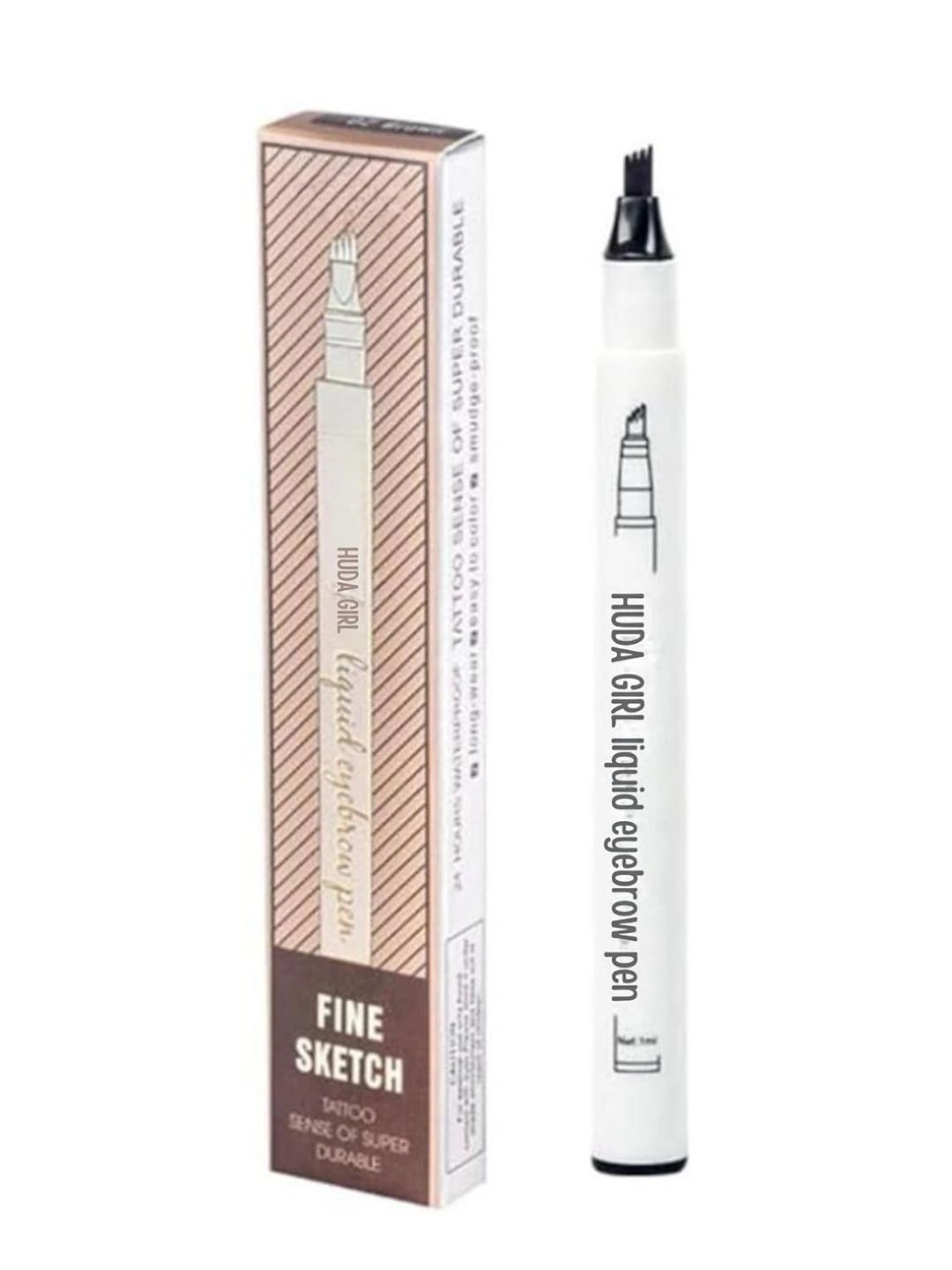 Huda Girl Micro Precision Browfill Eyebrow Pen - 1.1 g - Black