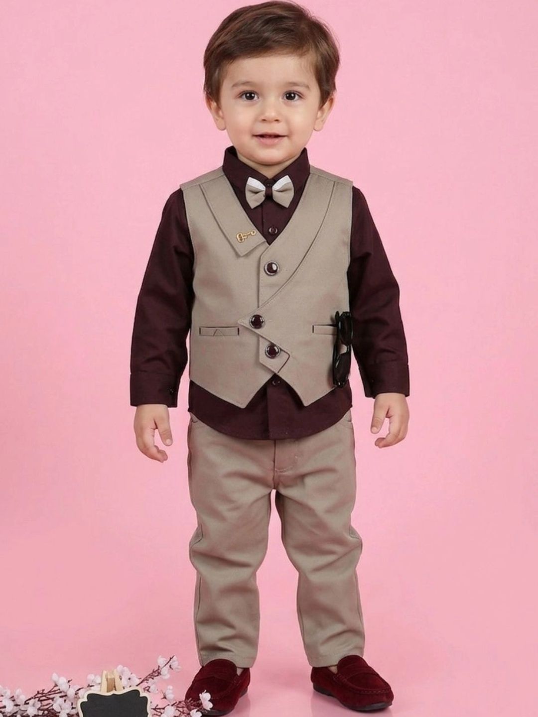 V-Mart Boys Shirt with Trousers