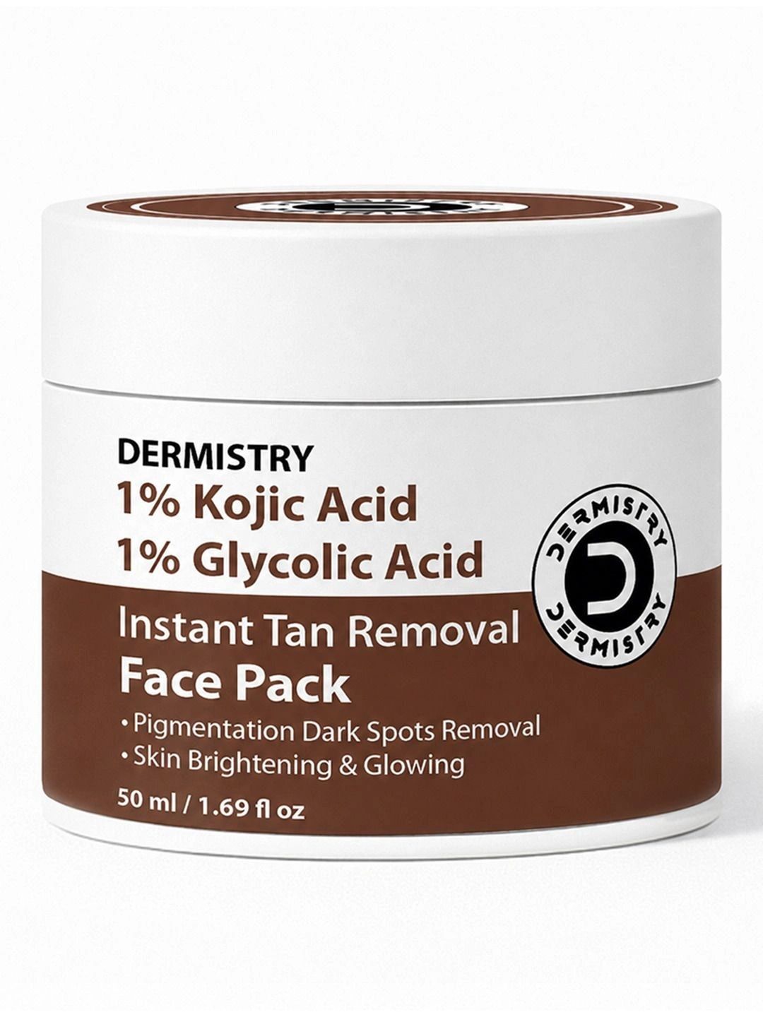 Vigini Pigmentation D Tan Removal Skin Whitening Face Mask Pack with 1% Kojic Acid-50ml